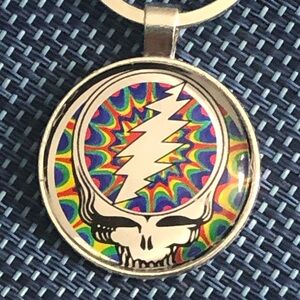 GRATEFUL DEAD Multicolor SYF Steal Your Face Keychain | Custom Made